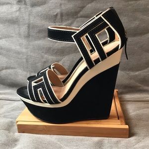 *SALE LIMITED TIME* L.A.M.B. Suede Geo Heel